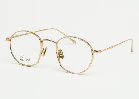 Marion pale gold Optical Lens beta steel