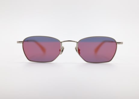 Paula E24 mat silver Orange Mirror lens(Asian Fit)