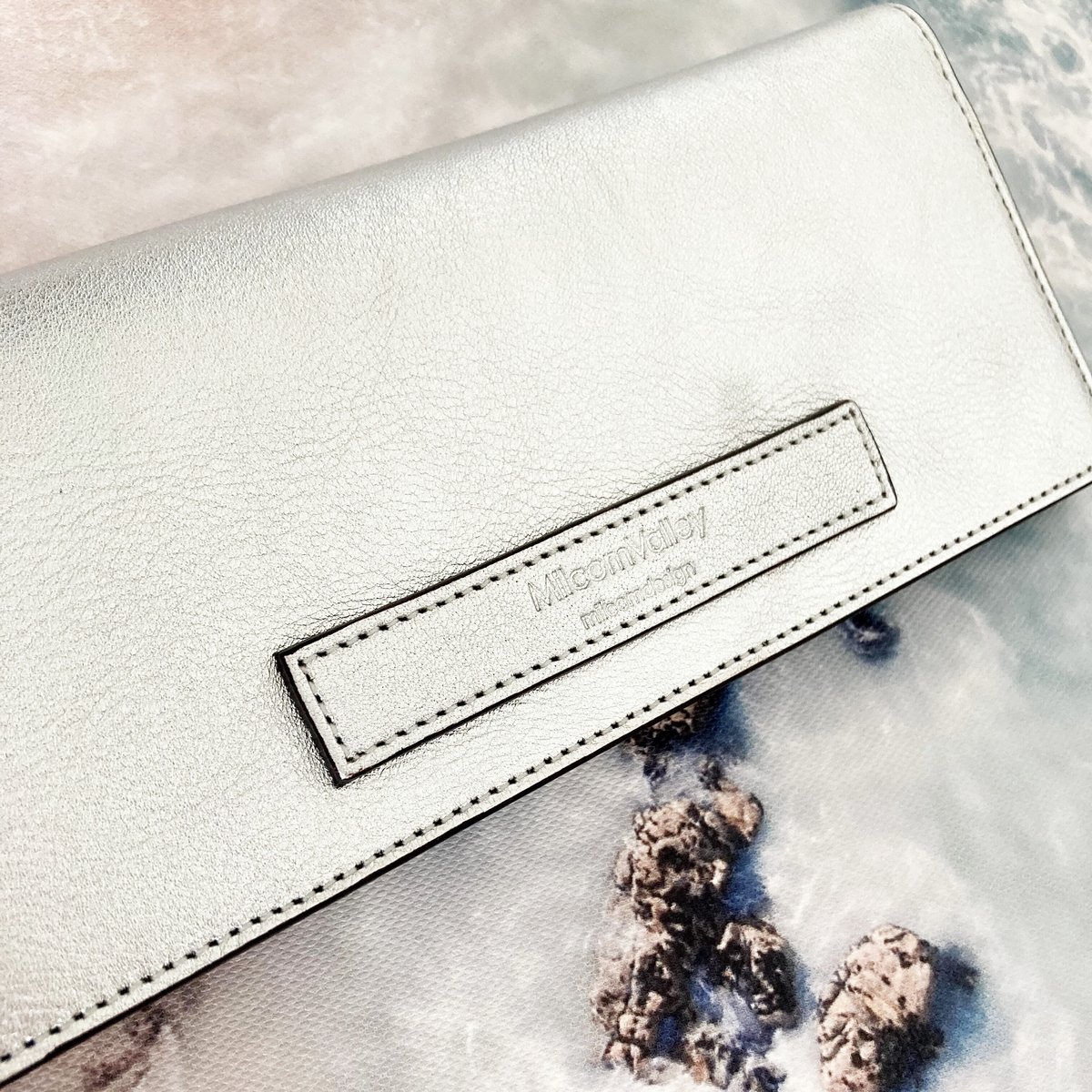 『Rick』本革シルバーお財布 Rick』本革シルバーお財布 Rick』本革シルバーお財布 Rick』本革