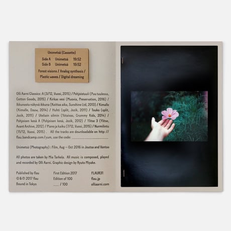 Olli Aarni & Mia Tarkela - Unimetsä (CASSETTE + ZINE + DOWNLOAD)