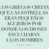 Ulises Conti - Los Griegos creían que las estrellas eran pequeños ~ (CD)