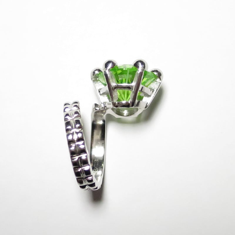 キュービックジルコニア リング ハート一粒 PLUSTER (タグカード付) シルバー925 純銀製 指輪 レディース [ギフトボックスセット] ZengoriGems キュービックジルコニア 婚約指輪 女性用 925スターリングシルバー オーバルカット キュービックジルコニア