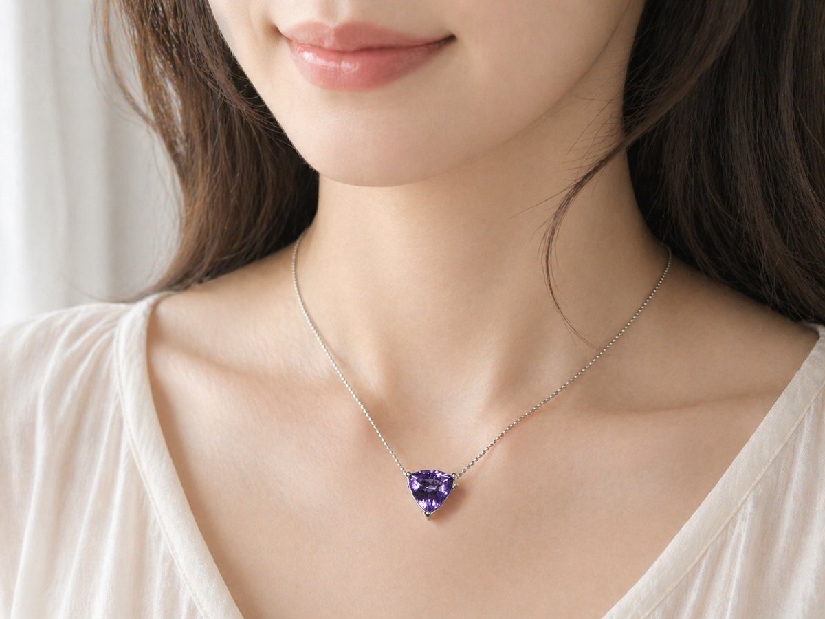 アメジストペンダント　シルバー925 シルバー925 アメジスト 6.3ct ペンダント｜ギフト | PLAISIR