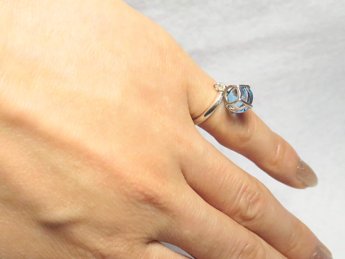 シルバー925 オパール ピンキーリング｜ギフト ハピア® | PLAISIR