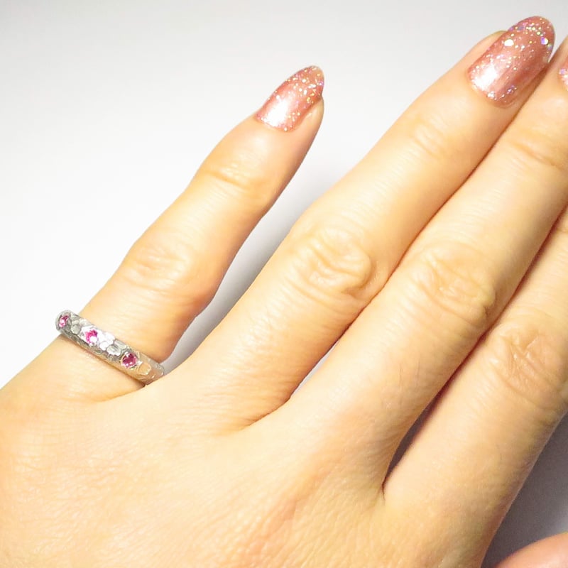 シルバー925 ピンクスピネル ピンキーリング｜ギフト | PLAISIR