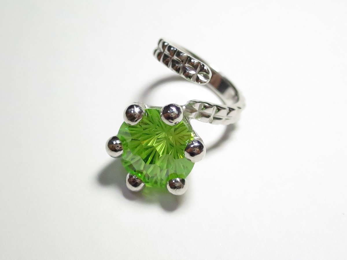 シルバー925 キュービックジルコニア 12mm ピンキーリング | PLAISIR