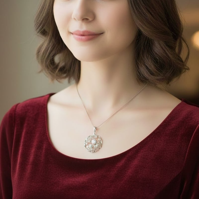 シルバー925 キュービックジルコニア ペンダント｜ギフト | PLAISIR