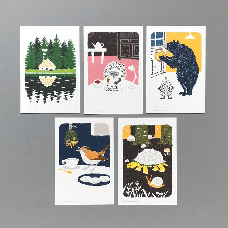 ポストカードセット「ハリネズミの願い」 | Soshiki Daisuke Products