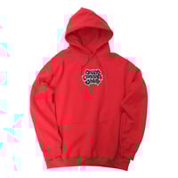 LETTER LOGO HOODIE RED