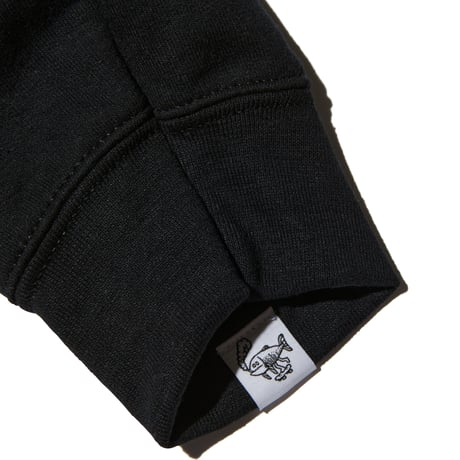 LETTER LOGO HOODIE BLACK