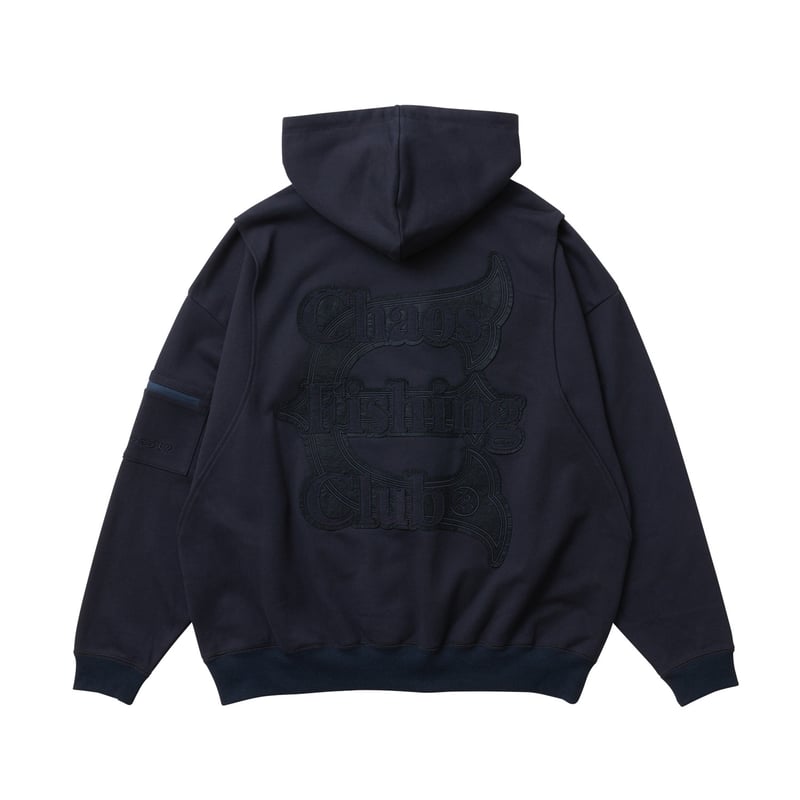 EVENING BITE HOODIE NAVY | Chaos Fishing Club