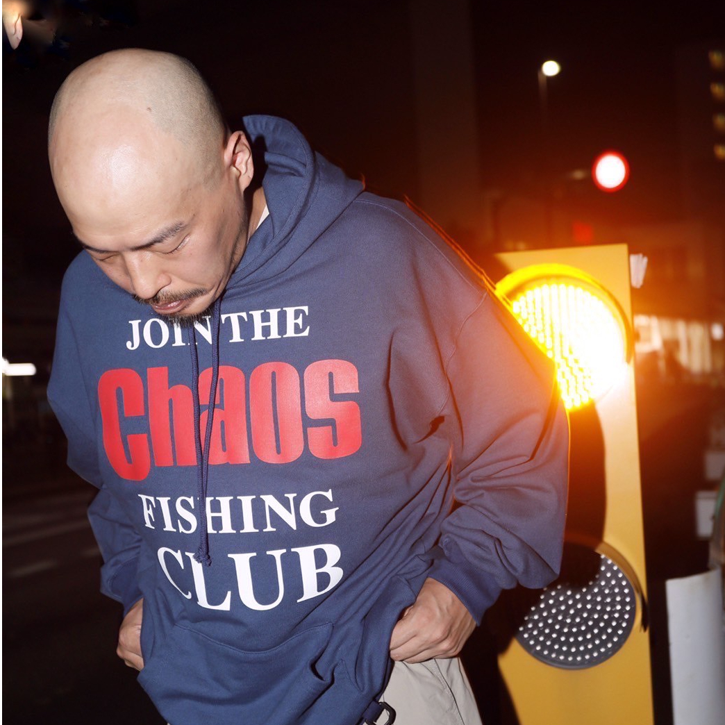 Chaos Fishing Club LOGO DRY HOODIE【OLV】 Logo Pigment Hoodie BROWN | Chaos Fishing Club