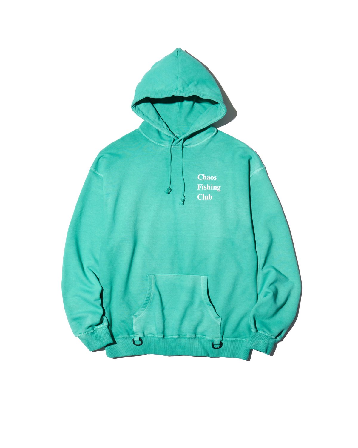 Logo Pigment Hoodie GREEN | Chaos Fishing Club