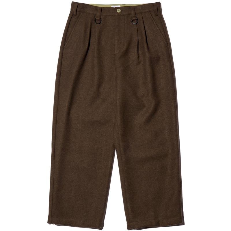 Two Tuck Normal Pants BROWN | Chaos Fishing Club