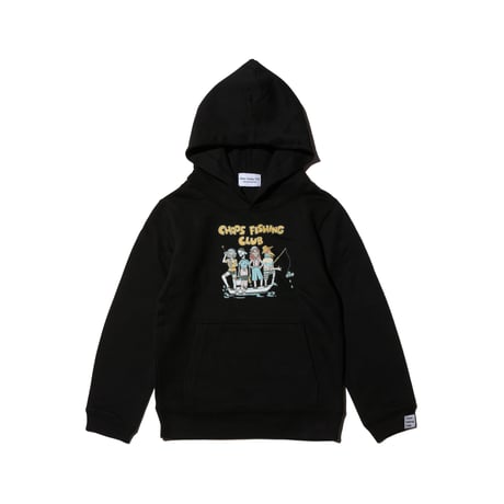 CHING CHARACTER KIDS HOODIE BLACK
