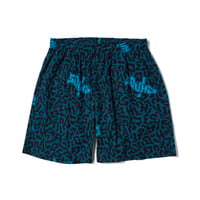 Fish Shadow Short Pants BLUE