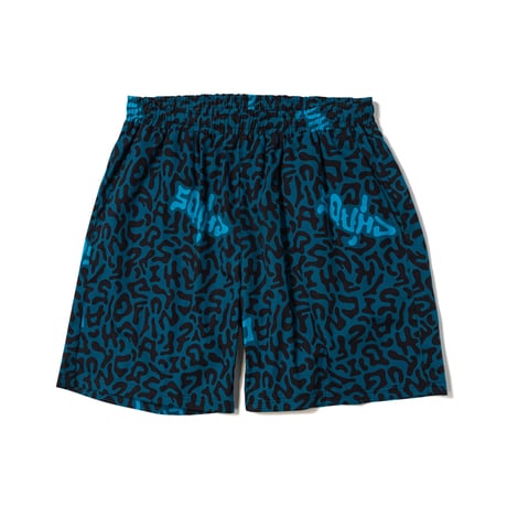 Fish Shadow Short Pants BLUE