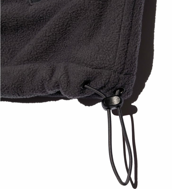 Arch Logo Fleece Vest BLACK | Chaos Fishing Club