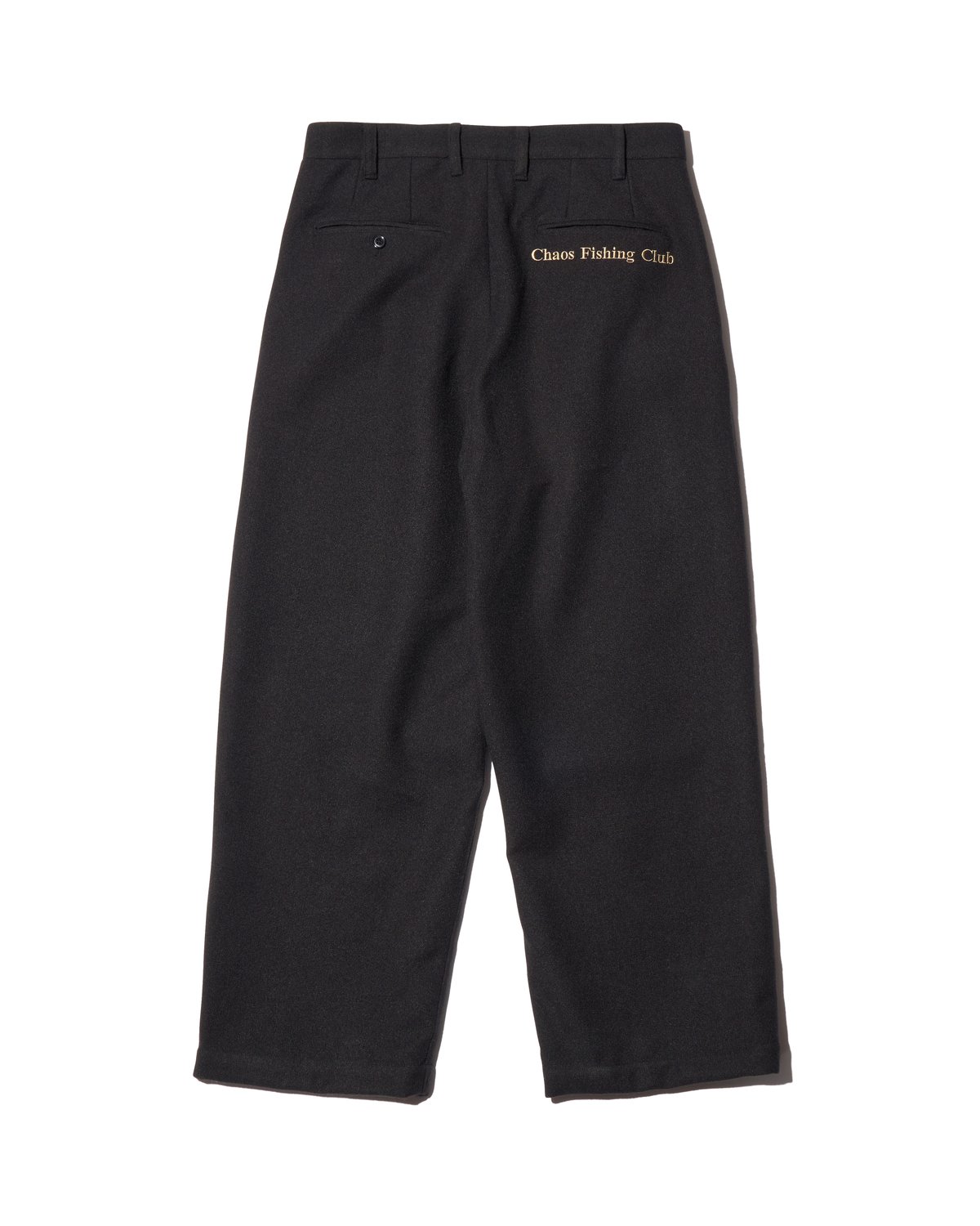 Two Tuck Normal Pants BLACK | Chaos Fishing Club