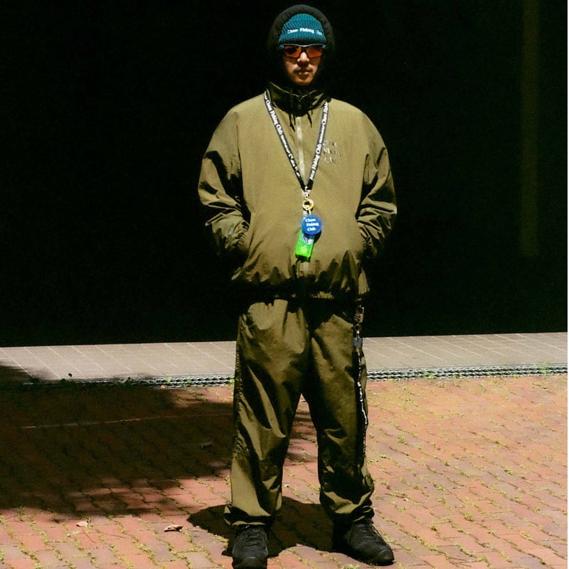 LOGO ART JACKET OLIVE | Chaos Fishing Club