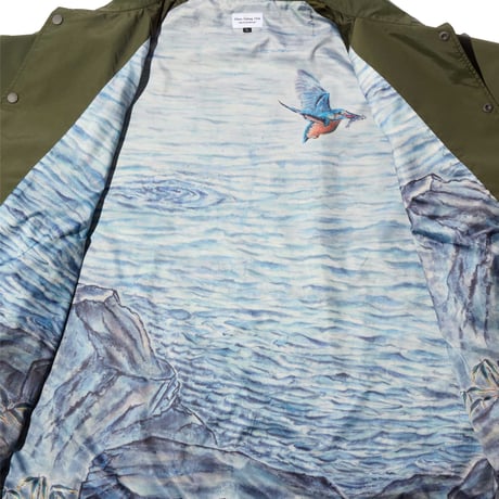 Logo Coach Jacket BLUE