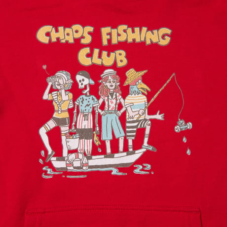 CHING CHARACTER KIDS HOODIE RED