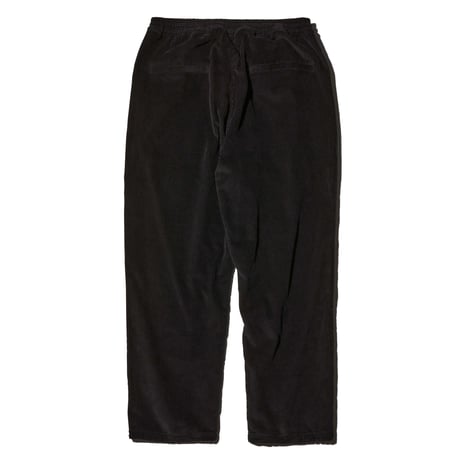 LETTER LOGO CORDUROY PANTS BLACK
