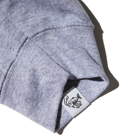 LETTER LOGO HOODIE GRAY