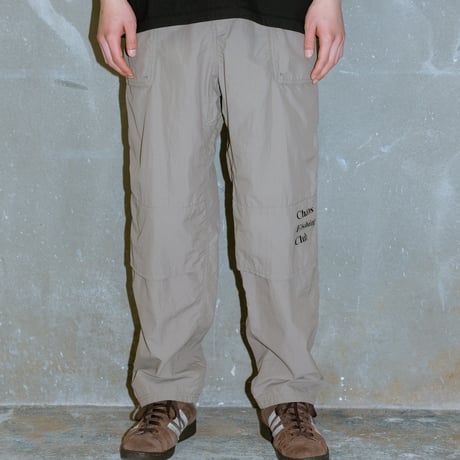 LOGO VENTILATION PANTS GREEN