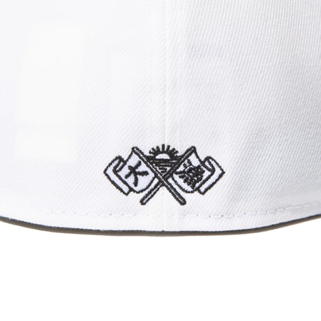 LOGO CAP WHITE×BLACK