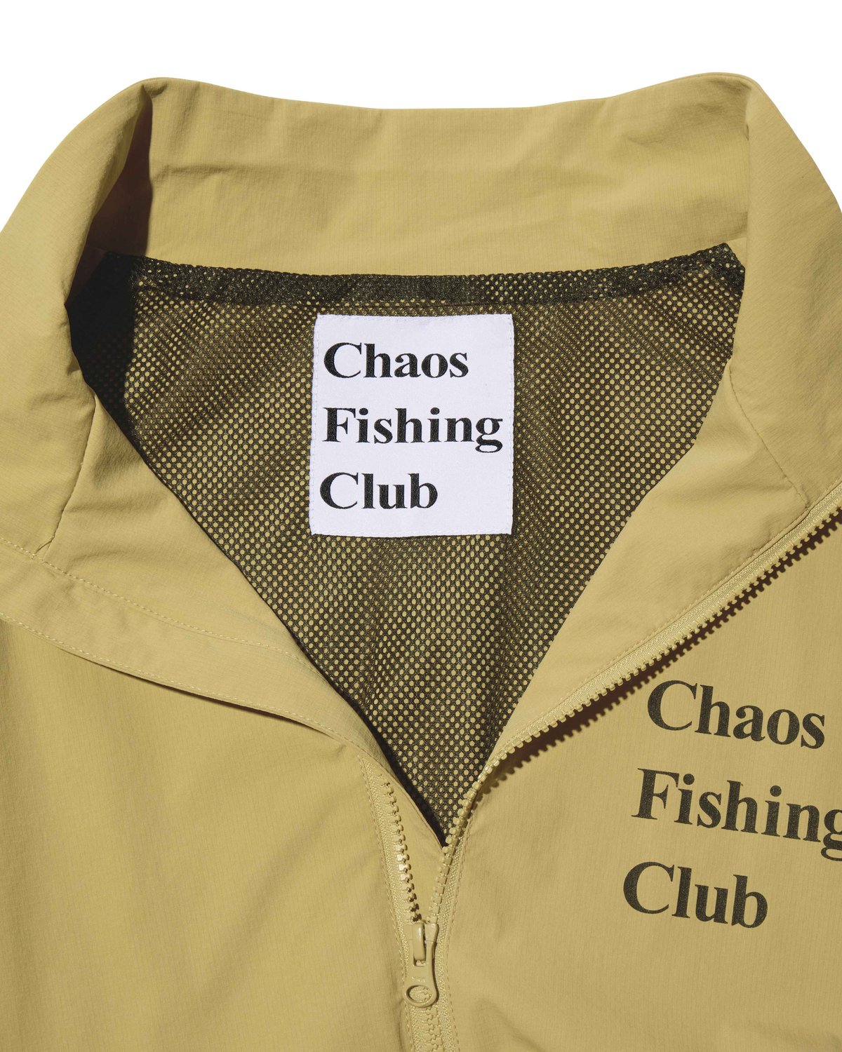 Logo Track Jacket BEIGE | Chaos Fishing Club