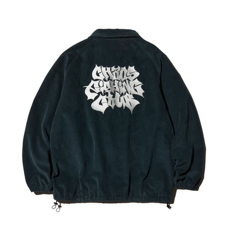 LETTER LOGO CORDUROY JACKET AOKO GREEN