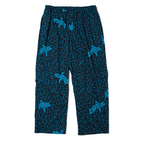 Fish Shadow Long Pants BLUE