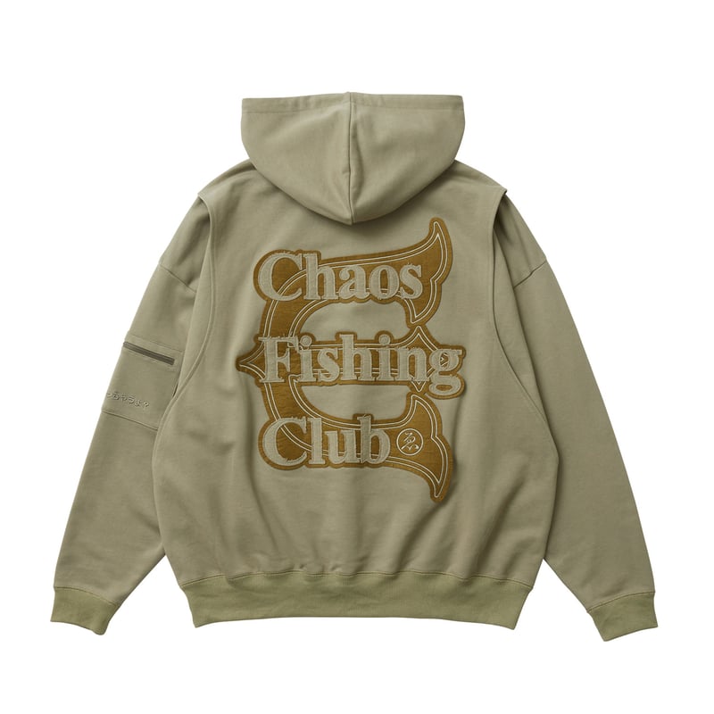 EVENING BITE HOODIE OLIVE | Chaos Fishing Club