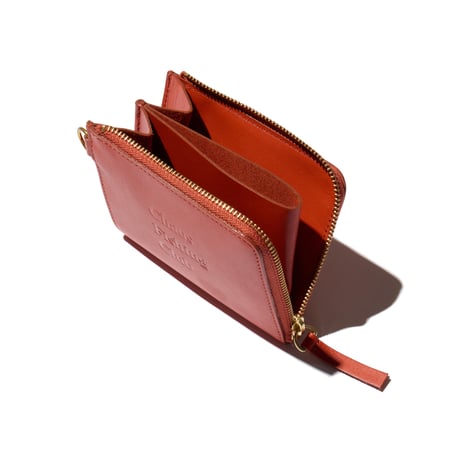Logo Leather Wallet2.0 ORANGE