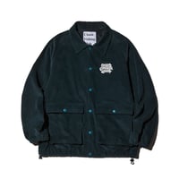 LETTER LOGO CORDUROY JACKET AOKO GREEN