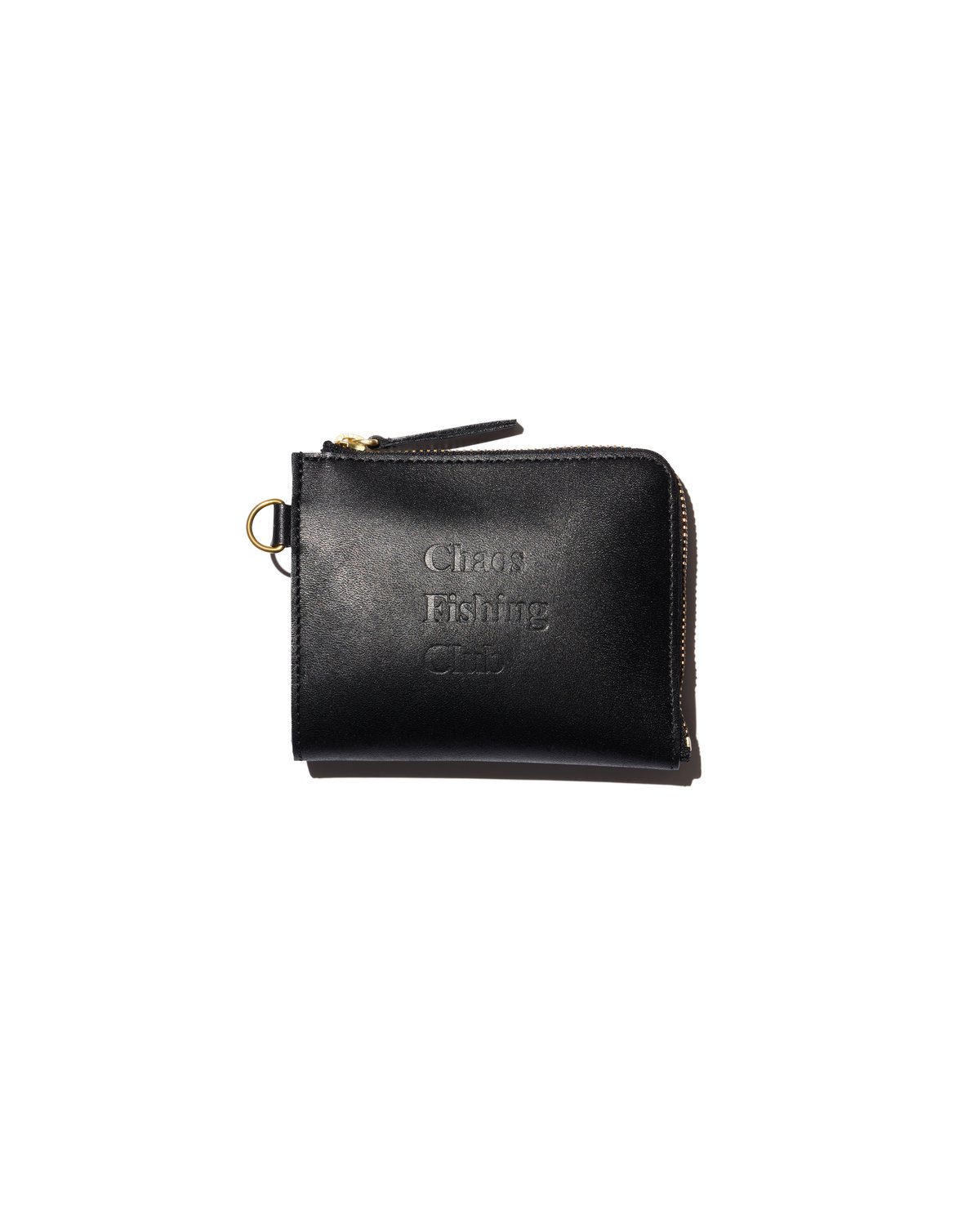 Logo Leather Wallet2.0 BLACK | Chaos Fishing Club