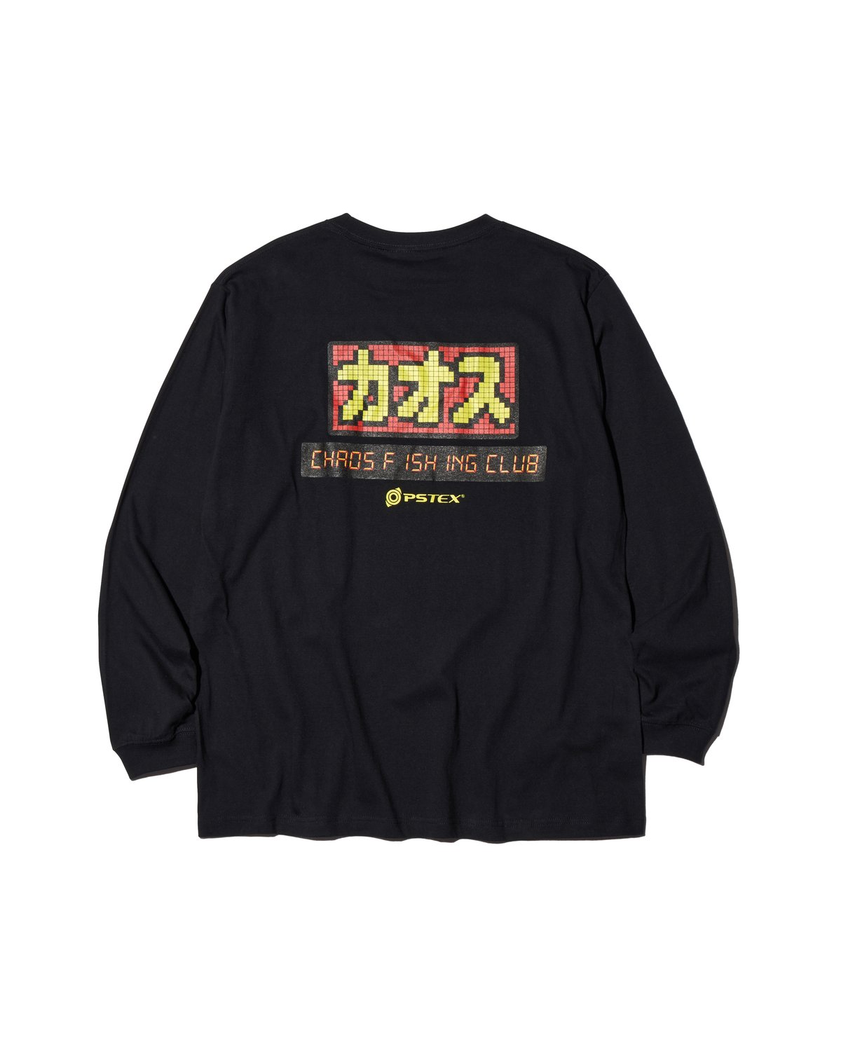 セグ T-Shirt L/S BLACK | Chaos Fishing Club