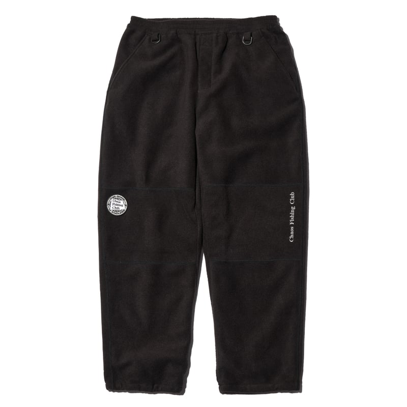 Chaos Fishing Club フリース パンツ D.T.D.Q.N 黒 Endless Game Fleece Pants BLACK | Chaos Fishing