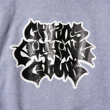 LETTER LOGO HOODIE GRAY