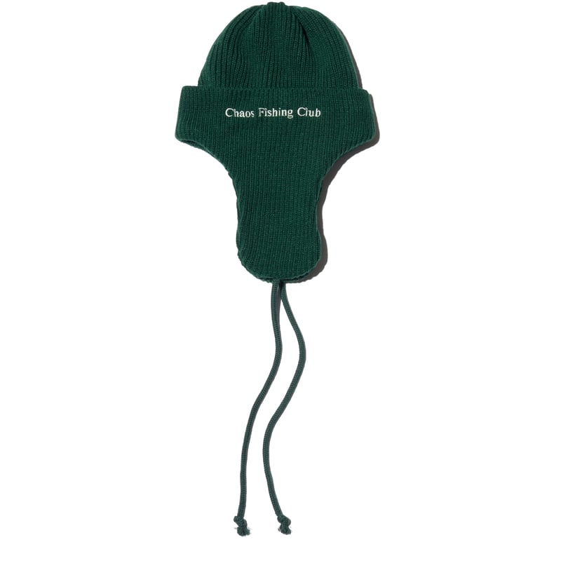 Logo Dog Ear Cap GREEN | Chaos Fishing Club