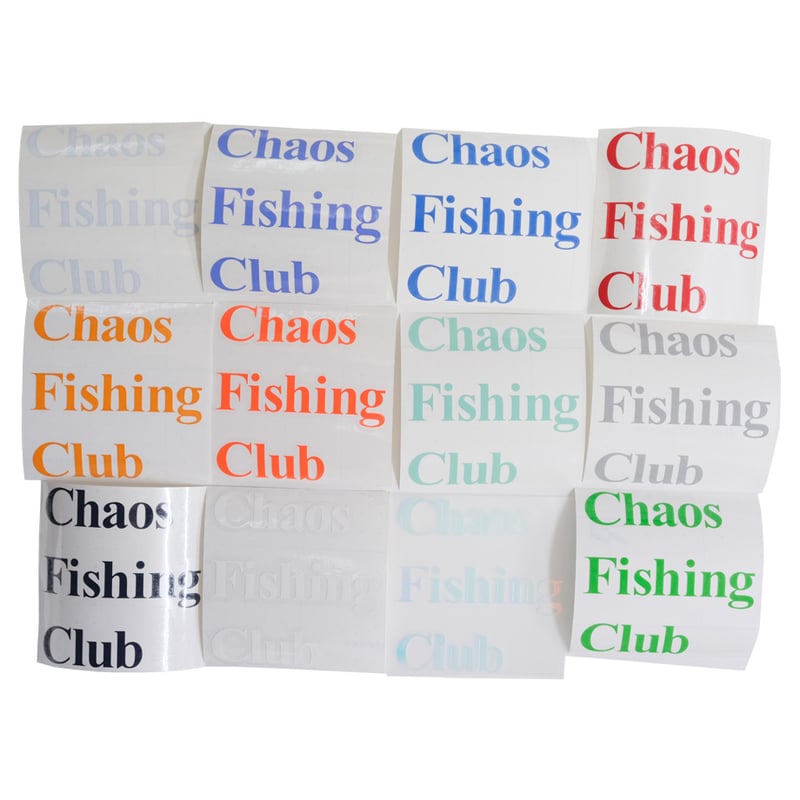 LOGO STICKER SET | Chaos Fishing Club