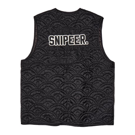 CFC×SNIPEER SPRING TIDE VEST BLACK