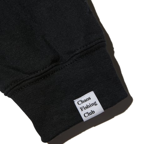 LETTER LOGO HOODIE BLACK