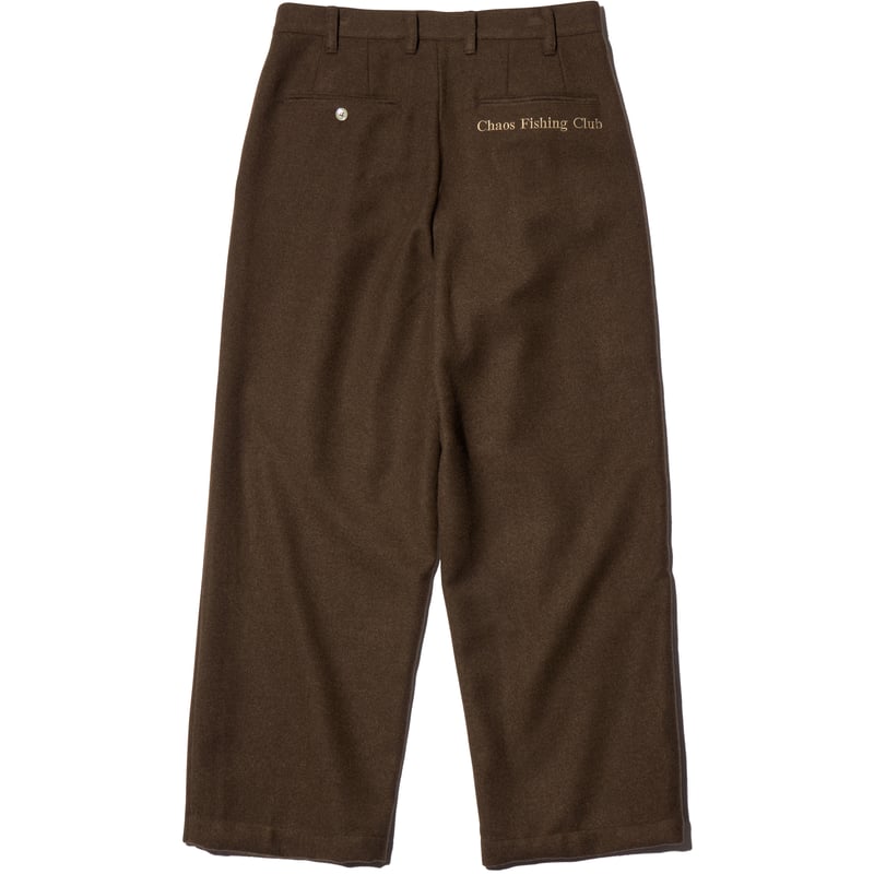 Two Tuck Normal Pants BROWN | Chaos Fishing Club