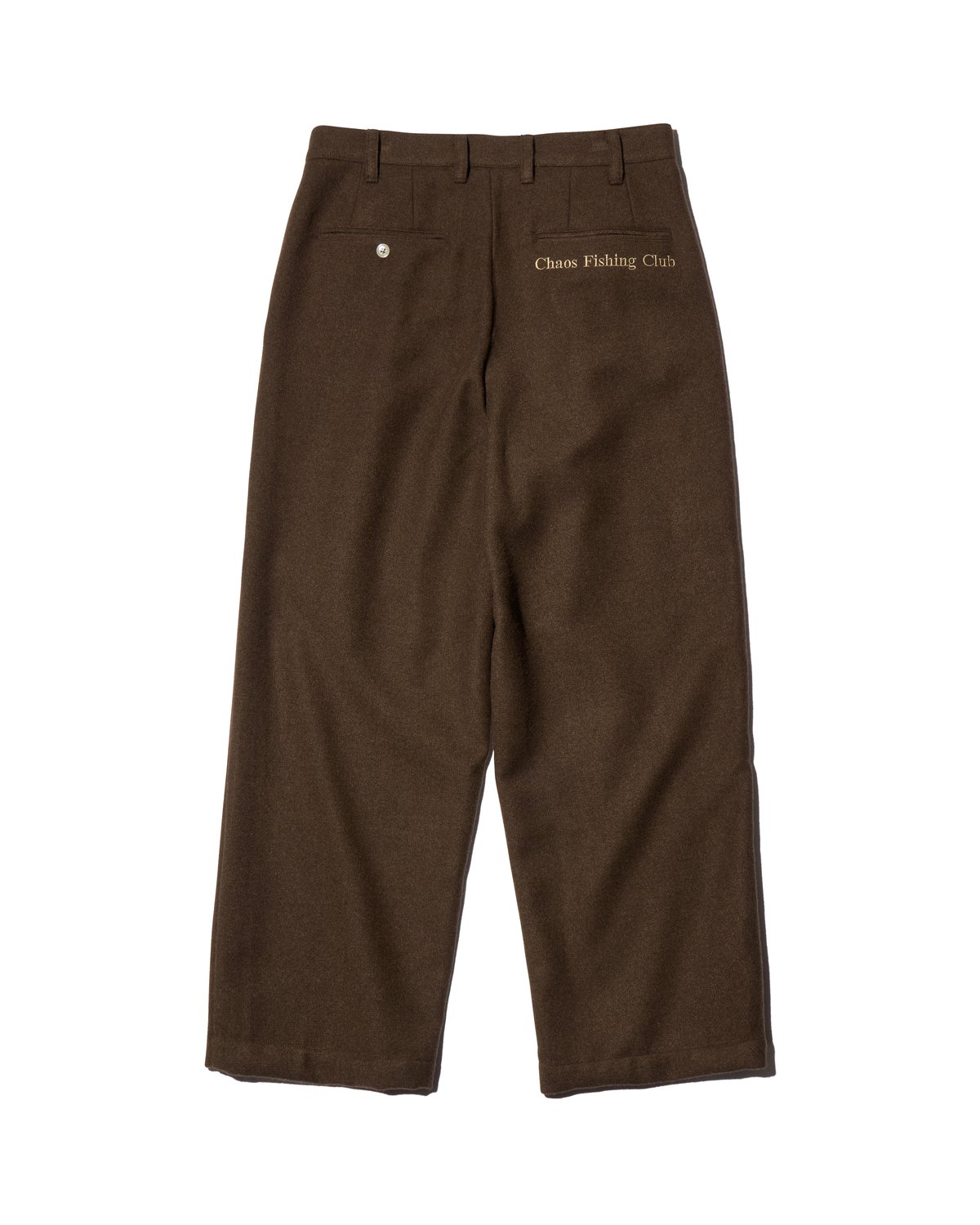 Two Tuck Normal Pants BROWN | Chaos Fishing Club