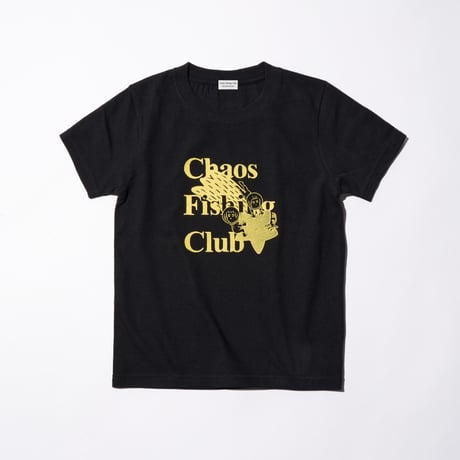 Kids Shooting Star Crew Neck T-Shirt BLACK