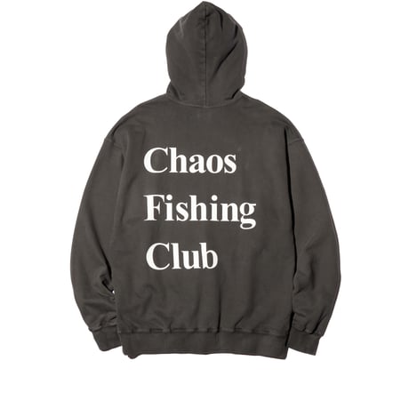Logo Pigment Hoodie INK BLACK