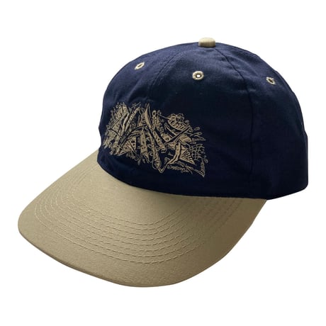 PIECE CAP NAVY×BEIGE