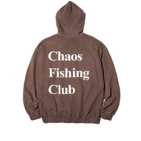 Logo Pigment Hoodie BROWN